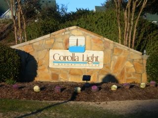 Corolla Light subdivision sign