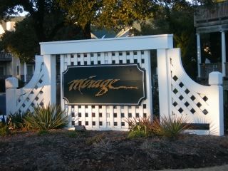 Mirage Condos subdivision sign