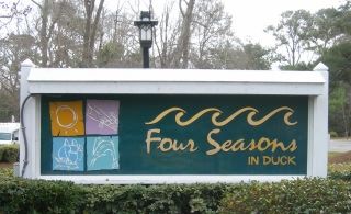 Four Seasons subdivision sign